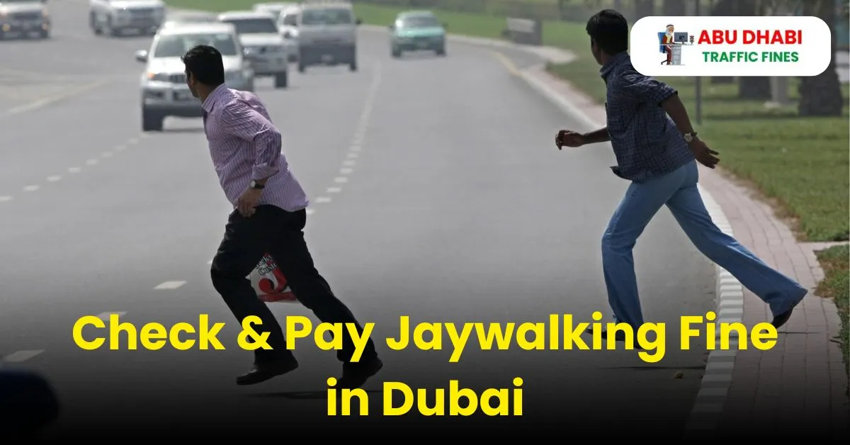 Jaywalking Fine in Dubai 2024 – How to Check and Pay with Your Emirates ID
